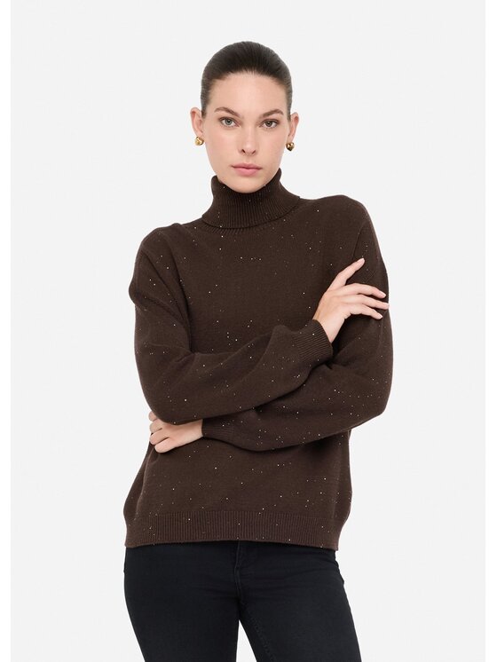 Liu Jo Liu Jo Maglione MF5234MA27RA4367 Marrone Regular Fit