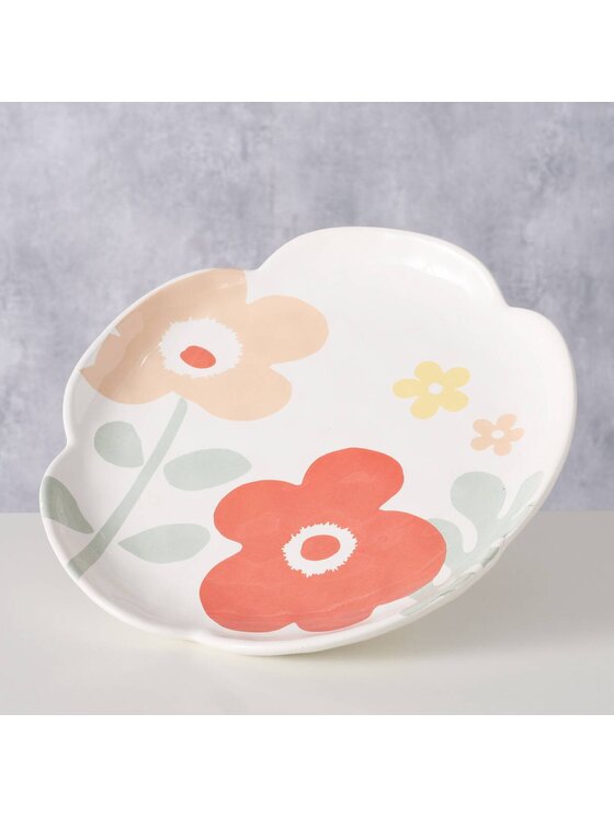 MIAhome MIAhome Półmisek ceramiczny Ø 21 cm HANA Biały