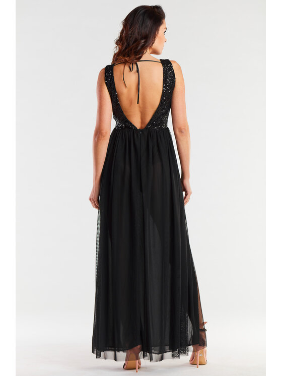 Awama Awama Abito da sera A486 Nero Basic Fit
