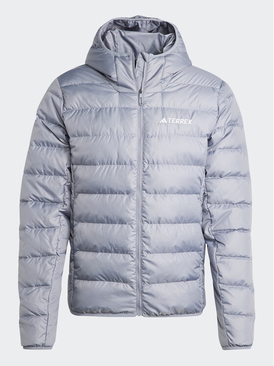 adidas adidas Geacă din puf Terrex Multi Light Down IP6042 Gri Slim Fit