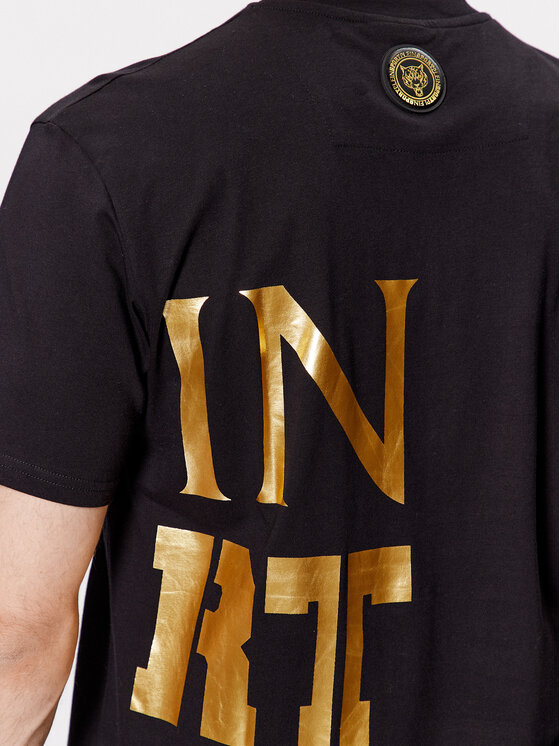 Plein Sport Plein Sport T-särk SACC MTK6025 SJY001N Must Regular Fit