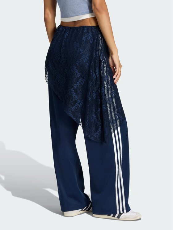 adidas adidas Spodnie dzianinowe 171356 Granatowy Loose Fit
