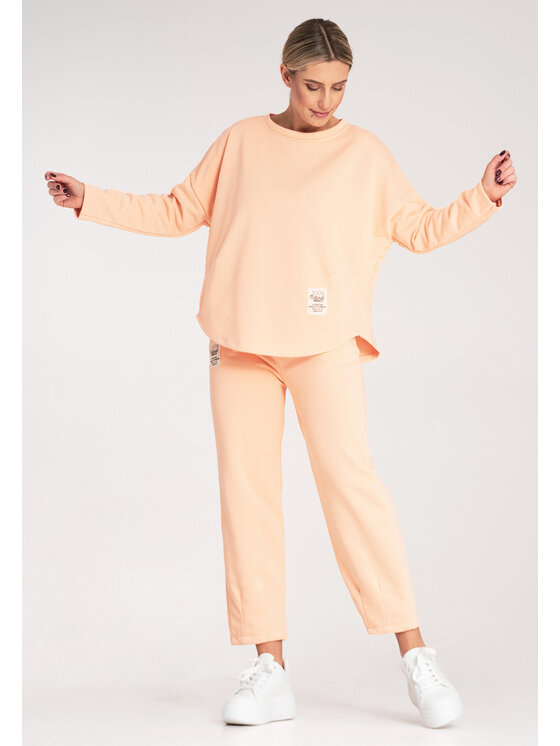 FIGL FIGL Komplet dresowy M1125 Pomarańczowy Regular Fit