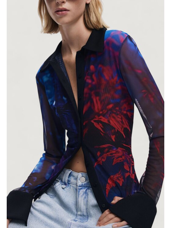 Desigual Desigual Camicia TS_DIETRICH Nero Casual Fit