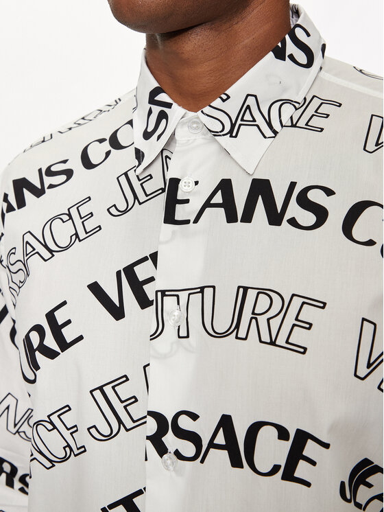 Versace Jeans Couture Versace Jeans Couture Риза 76GAL2R0 Бял Regular Fit