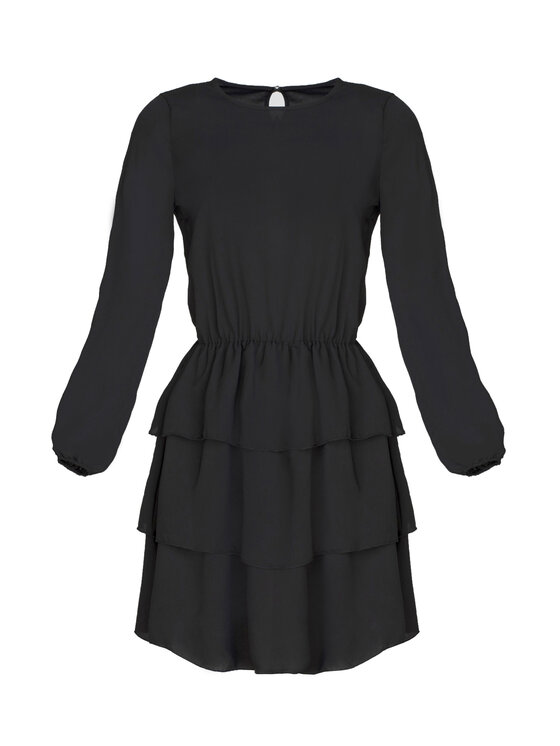 FIGL FIGL Sukienka M601 Czarny Regular Fit