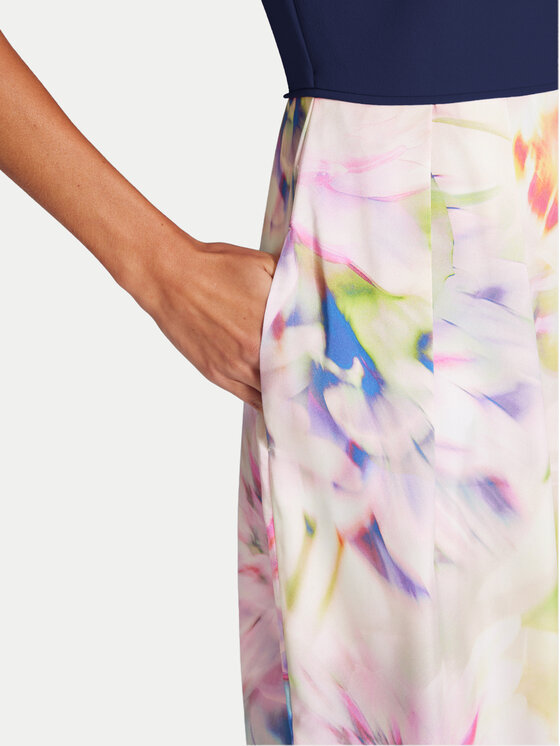 Swing Swing Sukienka koktajlowa 5AG25800 Kolorowy Regular Fit