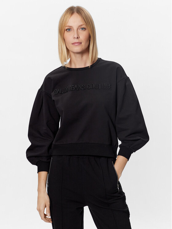 Gaudi Gaudi Μπλούζα 311BD64019 Μαύρο Regular Fit