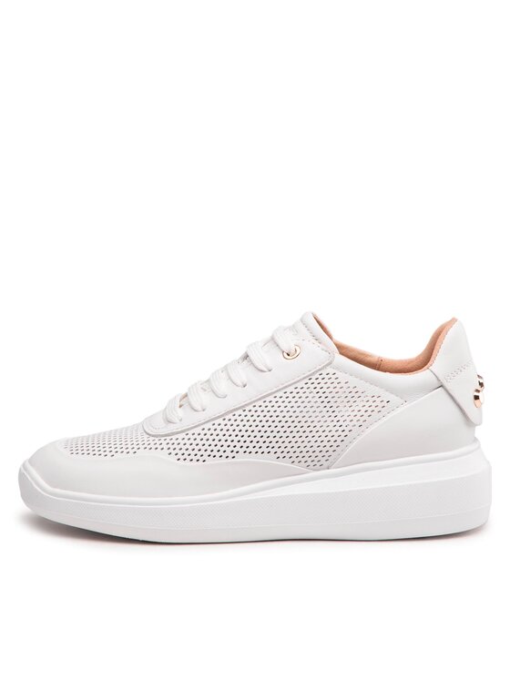 Geox Geox Snīkeri D Rubidia A D84APA 00085 C1000 Balts