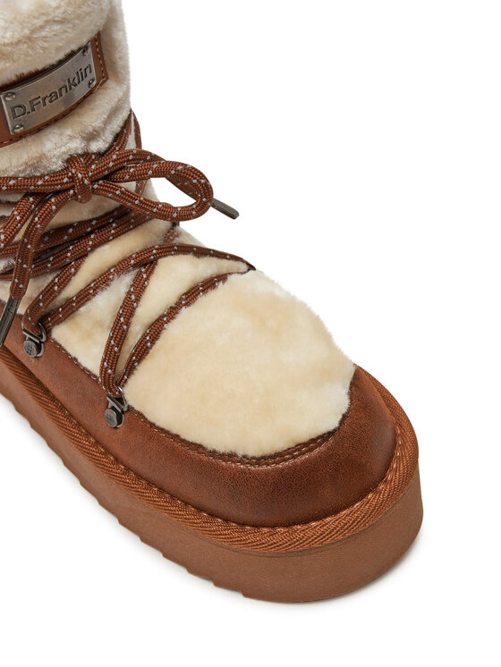 D.Franklin D.Franklin Stivali da neve DFSH371008 Marrone