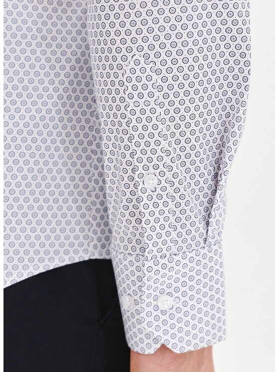 Pako Lorente Pako Lorente Koszula P25SF-1X-026 Biały Slim Fit