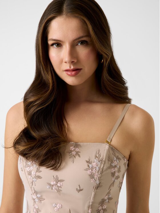 Guess Guess Top 181461 Beżowy Classic Fit
