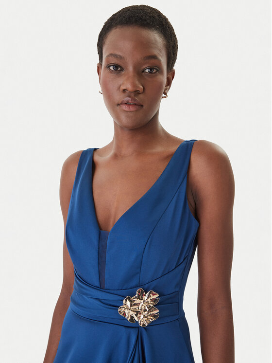 Rinascimento Rinascimento Abito da cocktail CFC0127853003 Blu Slim Fit