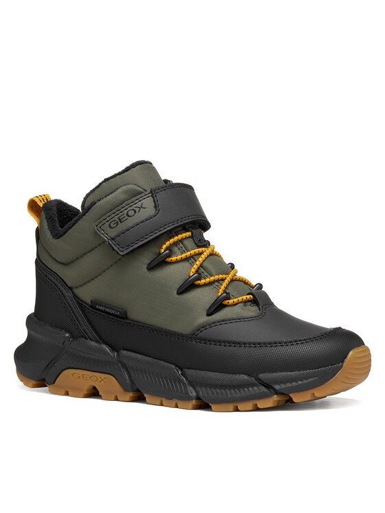 Geox Geox Puszābaki J Flexyper Plus Boy B Abx J66LCA 0FUME C3009 S Tumši zaļa