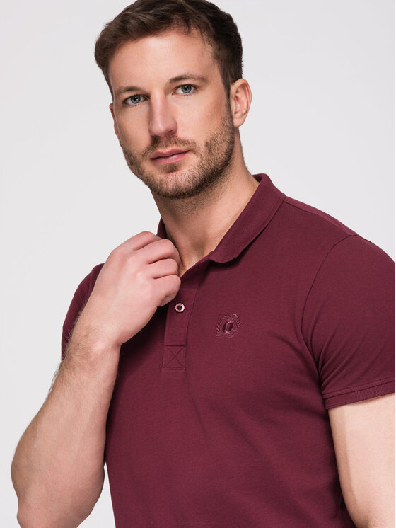 Ombre Ombre Polokošile OM-POBS-0171 Barevná Regular Fit