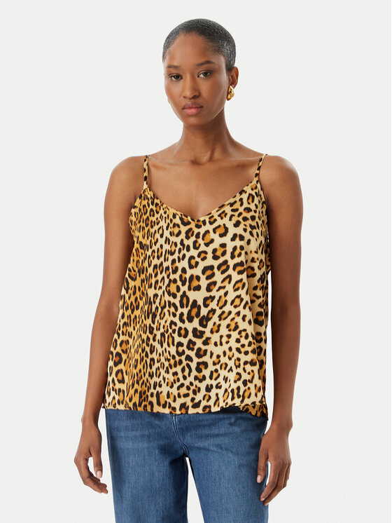 LOLA CASADEMUNT LOLA CASADEMUNT Top LS2615011 Hnědá Regular Fit