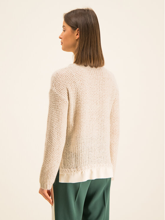 Marella Marella Megztinis Cicala 33660699 Smėlio Regular Fit