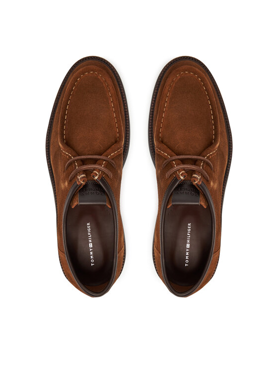 Tommy Hilfiger Tommy Hilfiger Polobotky Comfort Lwt Moc Toe FM0FM05589 Hnědá