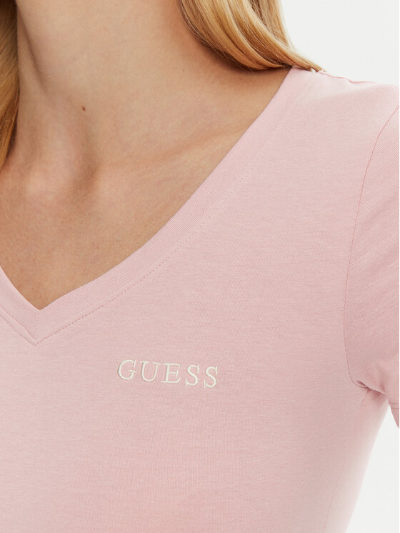 Guess Guess T-shirt O5RI02 KBBU1 Ružičasta Regular Fit