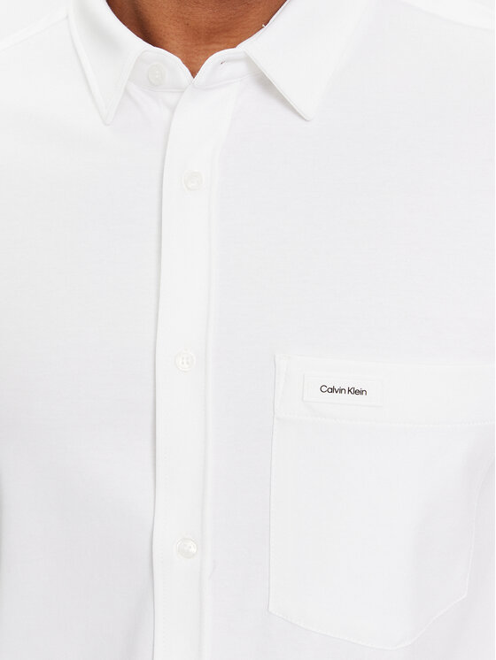 Calvin Klein Calvin Klein Koszula K10K110858 Biały Slim Fit