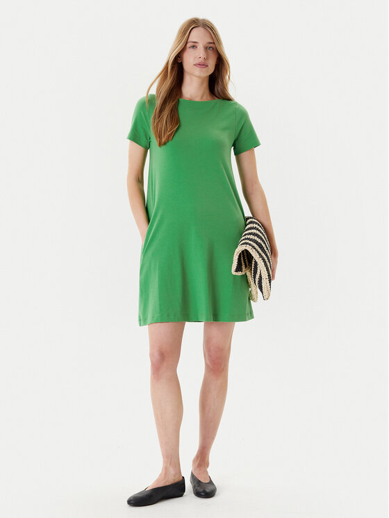 United Colors Of Benetton United Colors Of Benetton Vestito da giorno 3Z1RDV01E Verde Regular Fit