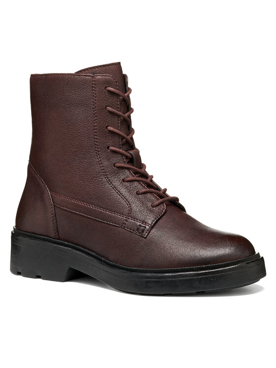 Geox Geox Schnürschuhe D Swelen D665GH 81 C7357 Dunkelrot