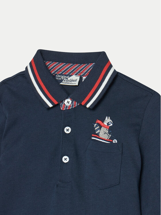 Original Marines Original Marines Polo marškinėliai DEA0717NM Tamsiai mėlyna Regular Fit