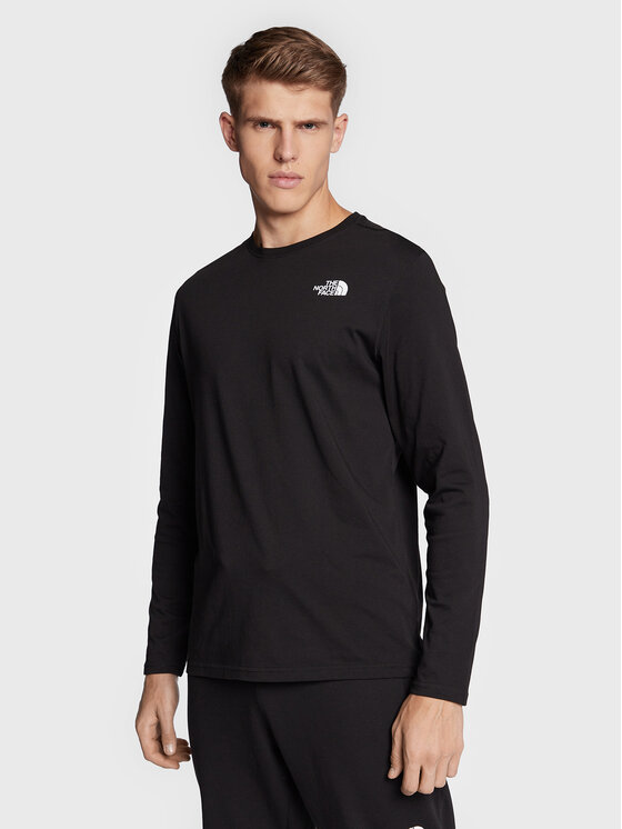 The North Face Longsleeve krekls NF0A493L Melns Regular Fit