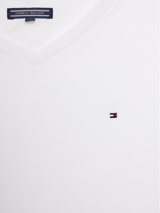 Tommy Hilfiger Tommy Hilfiger T-Shirt KB0KB04142 Biały Regular Fit