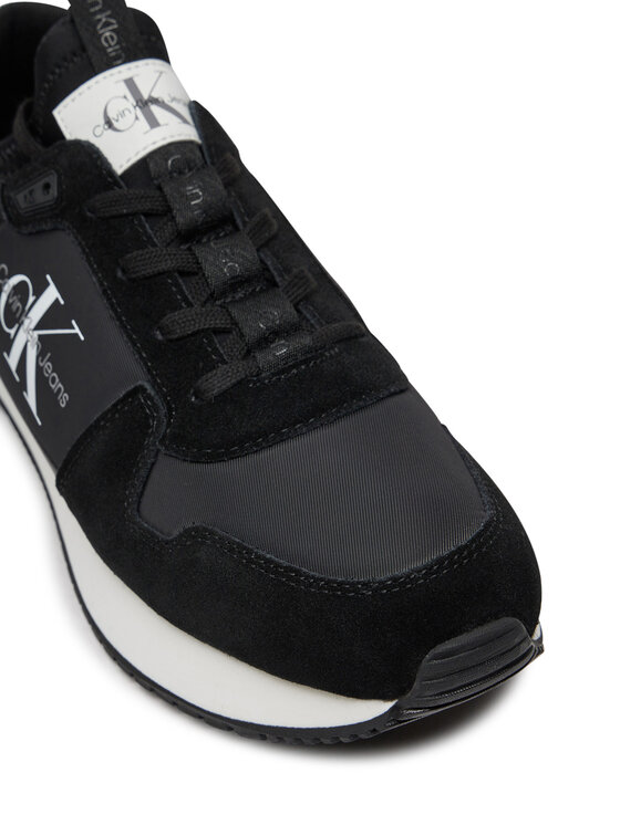 Calvin Klein Calvin Klein Αθλητικά Runner Sock Laceup Ny-Lth YM0YM00553 Μαύρο