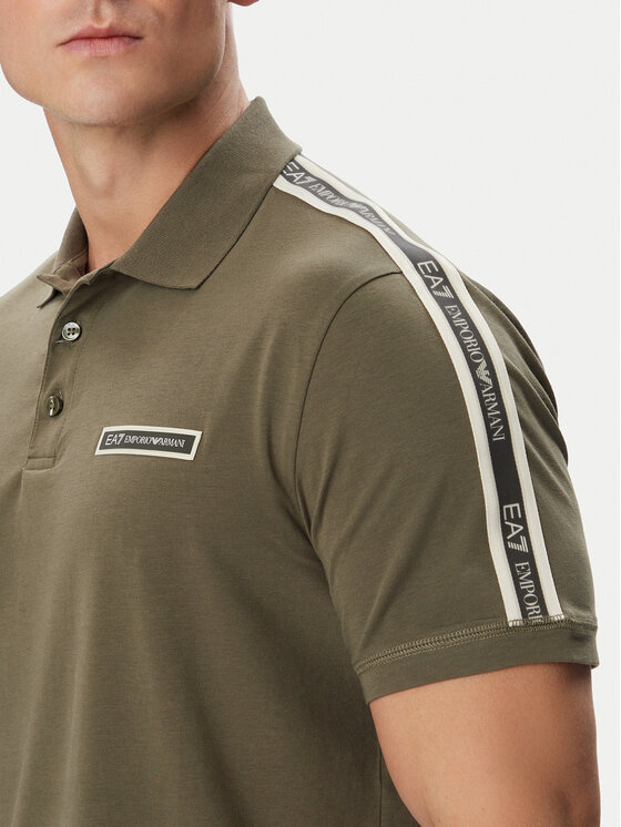 EA7 Emporio Armani EA7 Emporio Armani Polo marškinėliai 7M002190 AF10373 U7014 Chaki Regular Fit