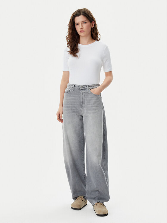 Gap Gap T-Shirt 679172-01 Biały Stretch Fit