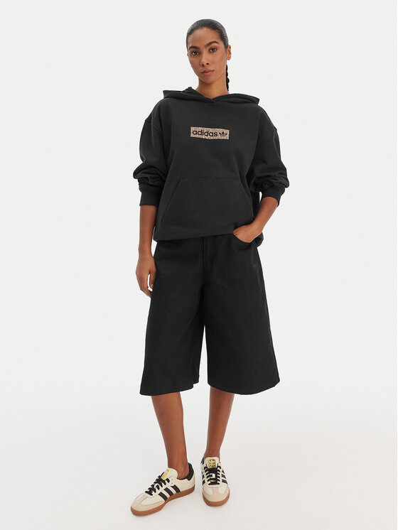 adidas adidas Bluza KD2823 Czarny Oversize