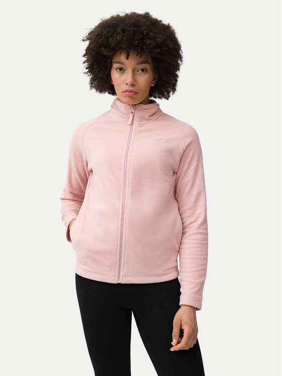 4F Felpa di pile 4FWSS24TFLEF179 Rosa Regular Fit, taglia : L
