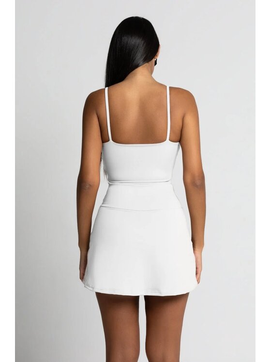 Chiara Wear Chiara Wear Spódnica Spódniczka z kolarkami TENIS Biały Ahletic Fit