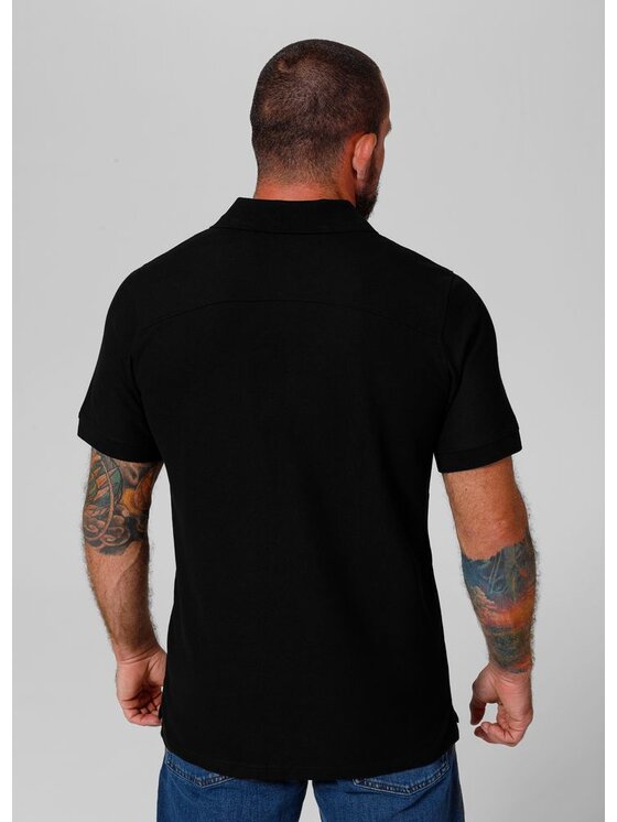 PITBULL PITBULL T-Shirt Pique Rockey Czarny Regular Fit