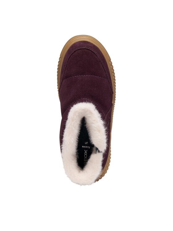 Geox Geox Cizme de zăpadă J Laquinny Girl Wpf J66NFA 00022 C7357 M Vișiniu