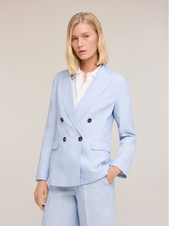 Motivi Motivi Giacca di transizione Q080Q001103N0R4 Turchese Regular Fit