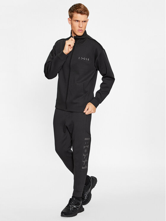 BOSS Boss Felpa Selwyn 50499038 Nero Relaxed Fit