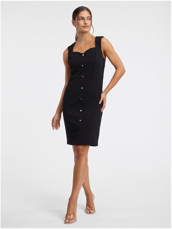 Orsay Orsay Sukienka 490470660000__42 Czarny Regular Fit