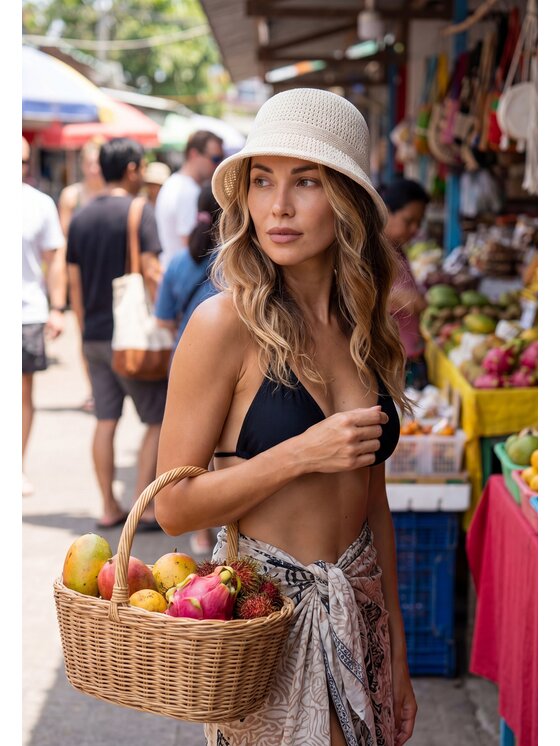 Feba Feba Cappello F65 Écru