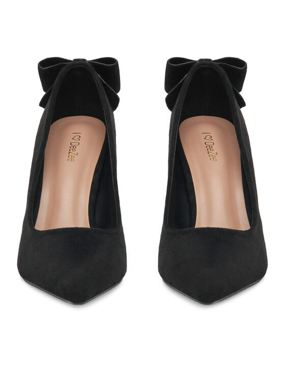 DeeZee DeeZee Pantofi cu toc subțire HD230755 Negru