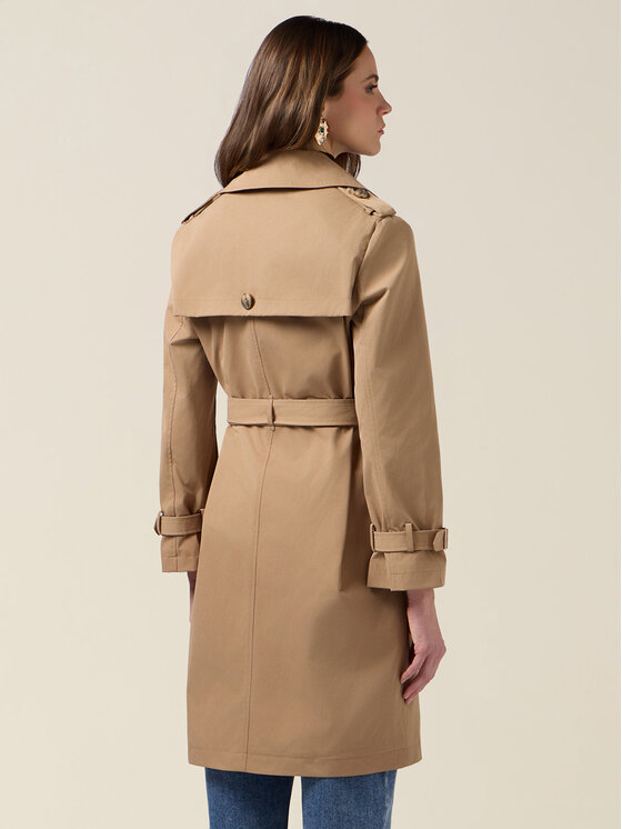 Oltre Oltre Cappotto invernale 0000R000492N012 Crema Baggy Fit