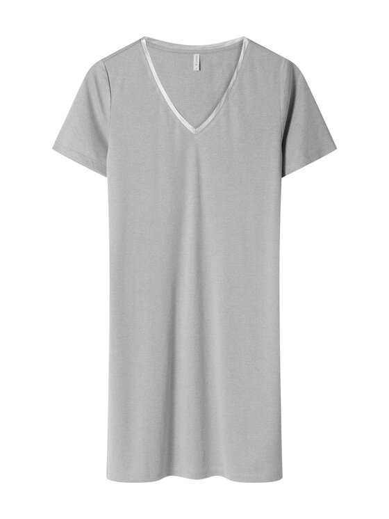 Esotiq Esotiq Koszula nocna 45999 Szary Regular Fit