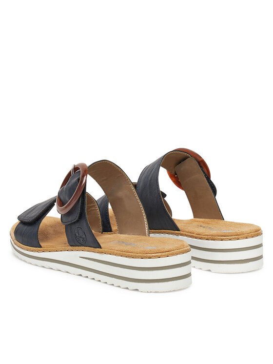 Rieker Rieker Şlapi V0692-14 Bleumarin