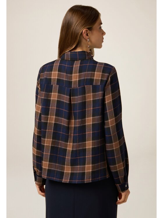 Oltre Oltre Camicia 5031R003195N0Z4 Blu Boxy Fit