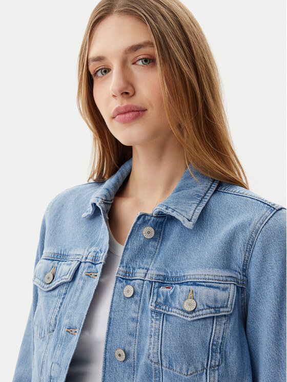 Tommy Jeans Tommy Jeans Jeansová bunda DW0DW20123 Modrá Regular Fit