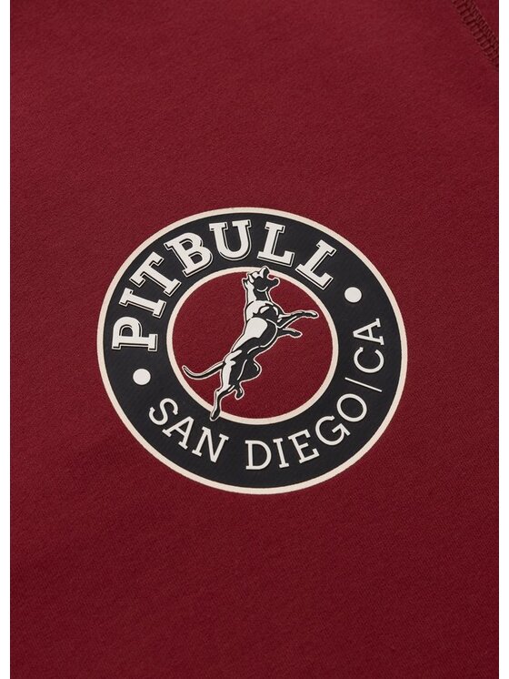 PITBULL PITBULL Bluza SAN DIEGO CA Bordowy Regular Fit