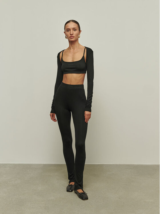 La Mania La Mania Top PALM Nero Active Fit