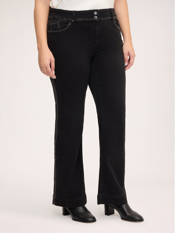 Fiorella Rubino Fiorella Rubino Jeansy P40QT005475N033 Czarny Regular Fit
